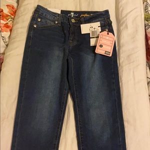 Seven for All Mankind girls skinny jeans NWT